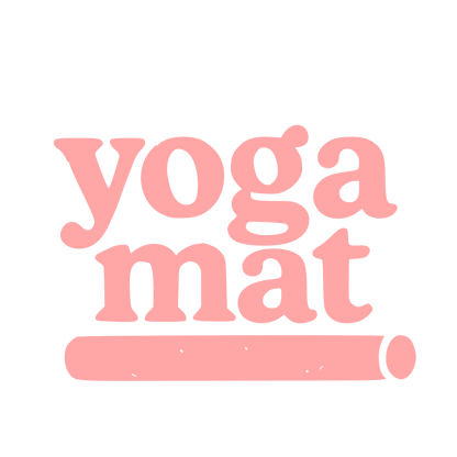 Yoga Mat Wordmark Logo #ffa6a6