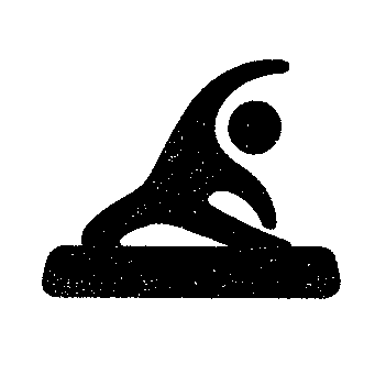 Yoga Stretch Pose Logo