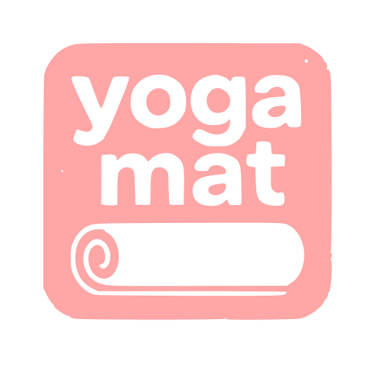 Yoga Mat Rolled Logo #ffa6a6
