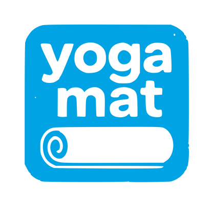 Yoga Mat Rolled Logo #00a3e4