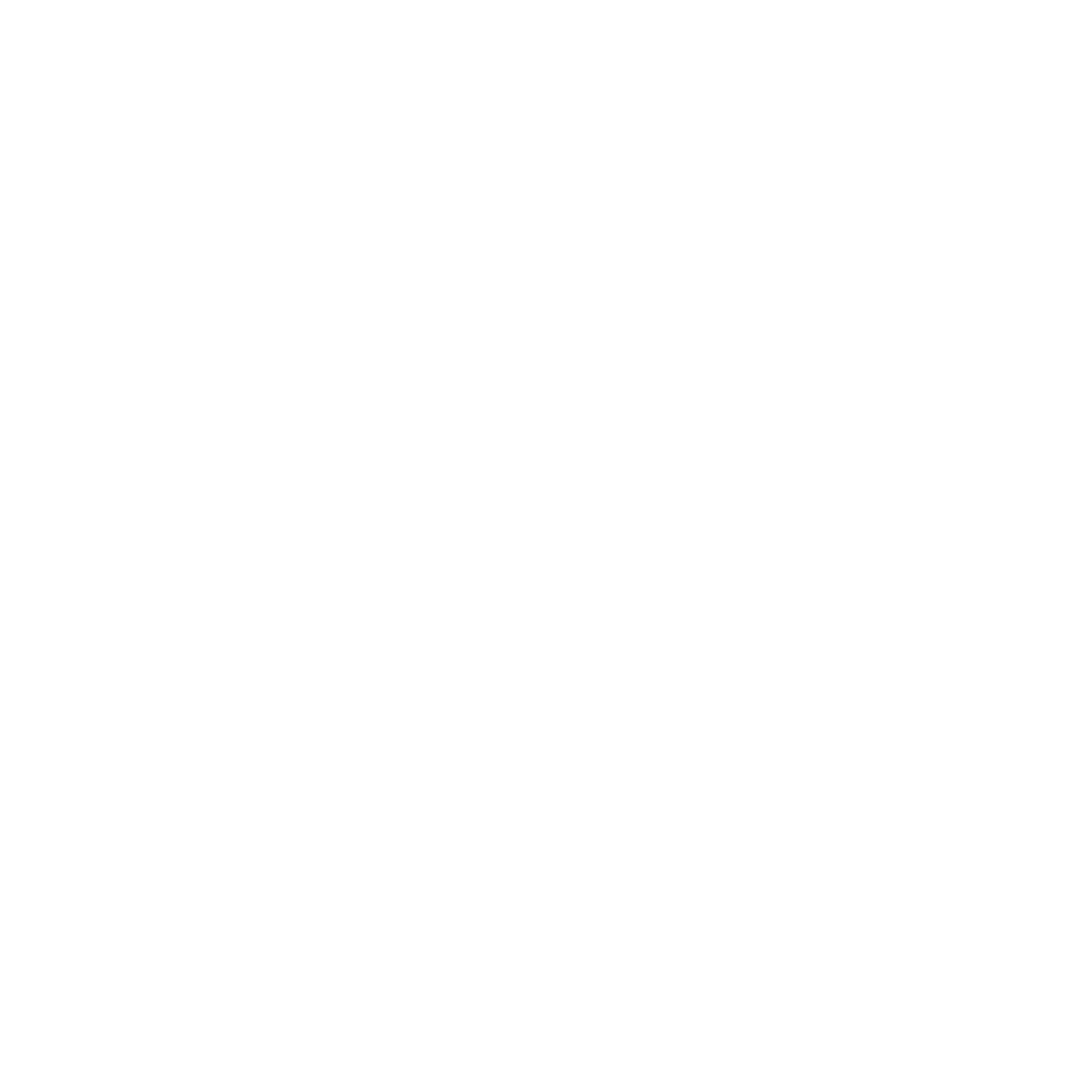 Yoga Mat Leaf Circle Logo #ffffff