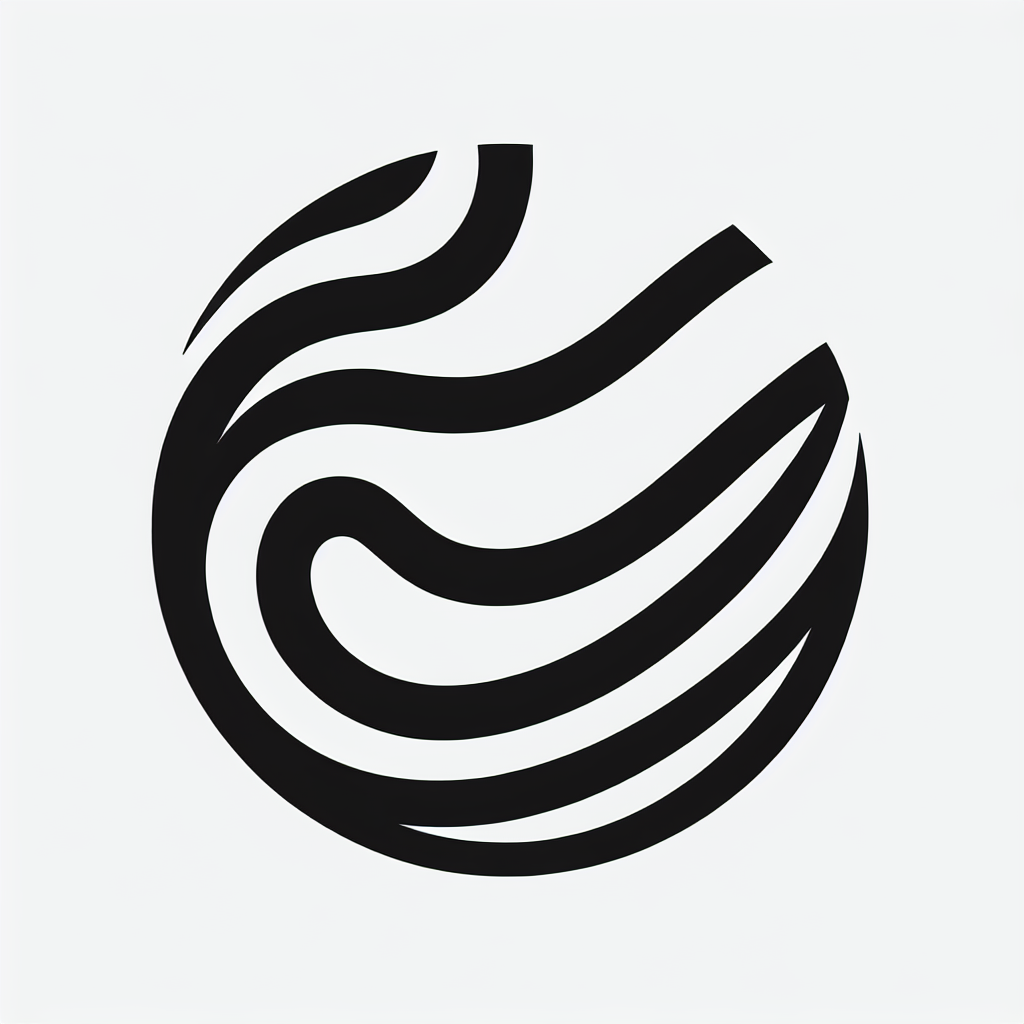 Swirl Vortex Circle Logo
