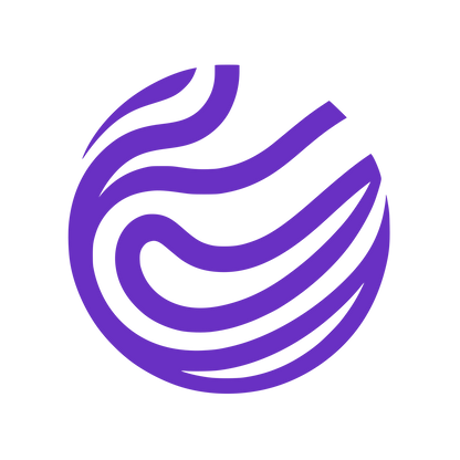Swirl Vortex Circle Logo #6930C3