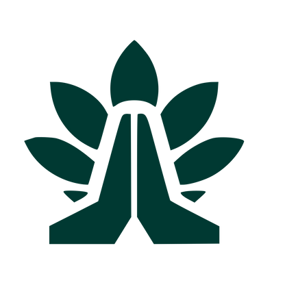 Praying Hands Lotus Logo #003932