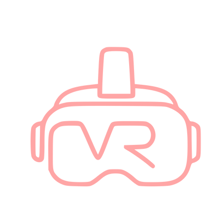 Monoline VR Headset Logo #ffa6a6