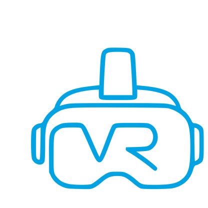 Monoline VR Headset Logo #00a3e4