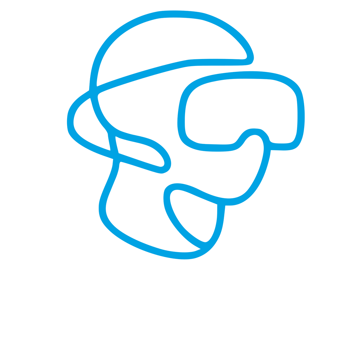 Monoline VR Headset Logo #00a3e4