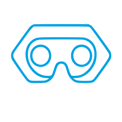 Monoline VR Headset Logo #00a3e4