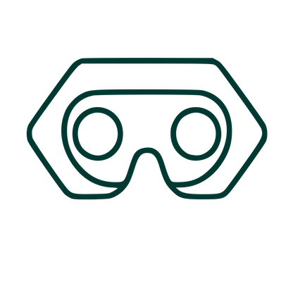 Monoline VR Headset Logo #003932