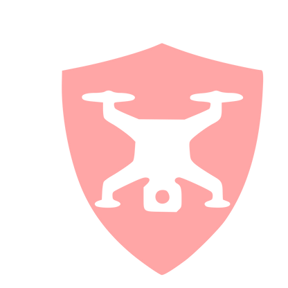 Drone Shield Security Logo #ffa6a6