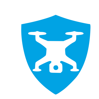 Drone Shield Security Logo #00a3e4