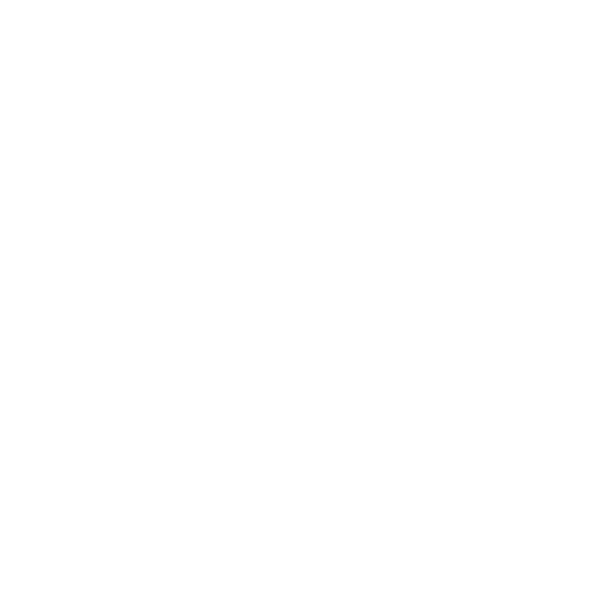 Drone Eye Negative Space Logo #ffffff