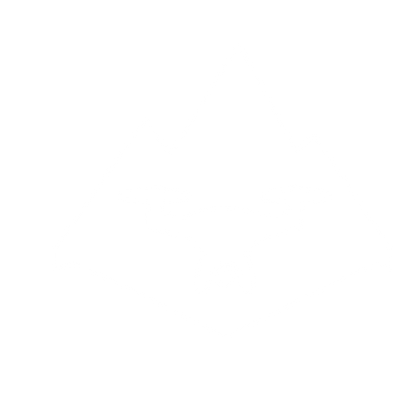 Drone Mountain Negative Space Logo #ffffff