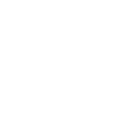Drone Cloud Negative Space Logo #ffffff