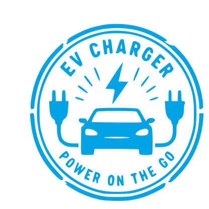 EV Charger Stamp Badge Logo #00a3e4