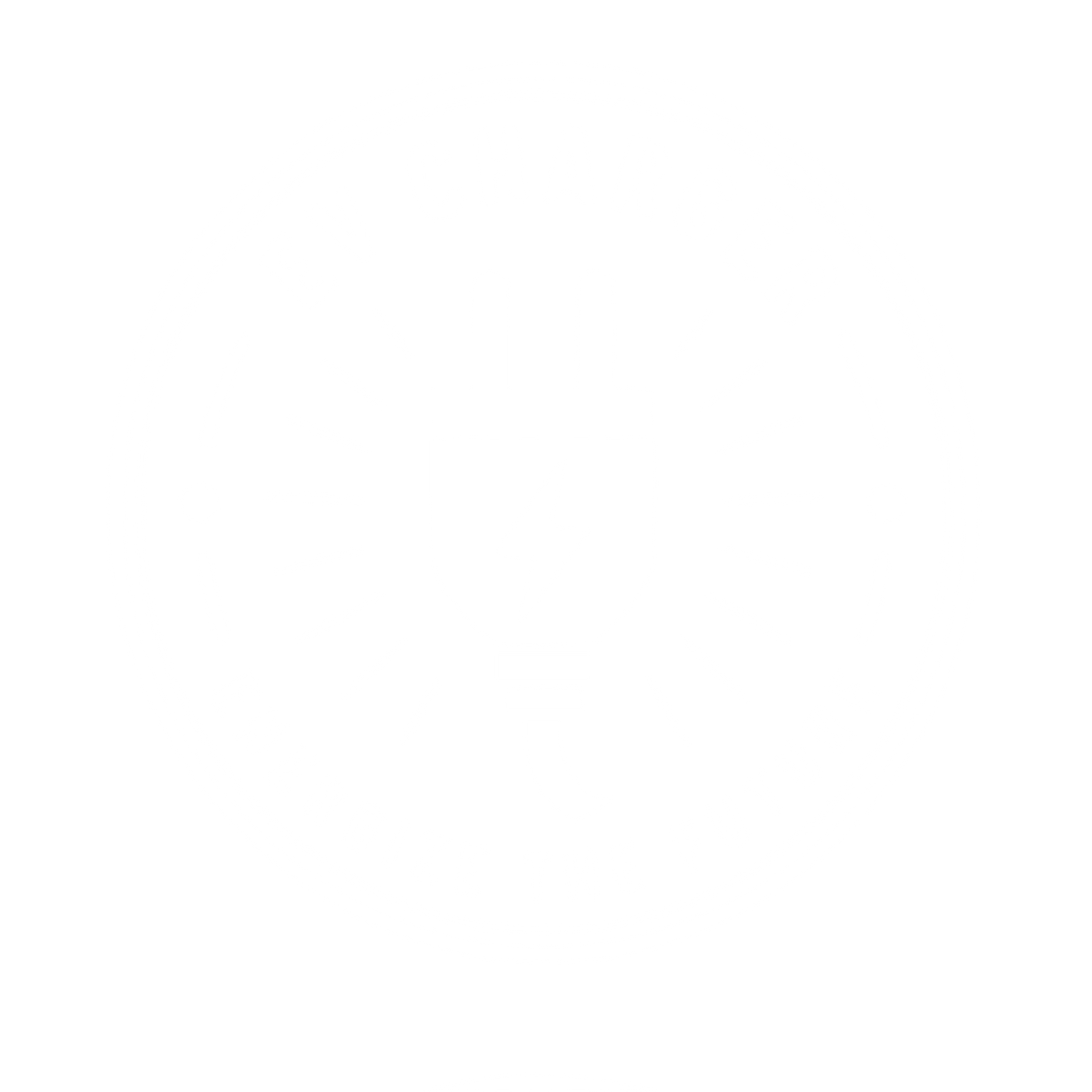 EV Charger Stamp Badge Logo #ffffff