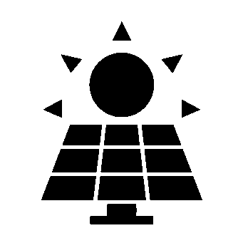 Solar Panel Sun Logo