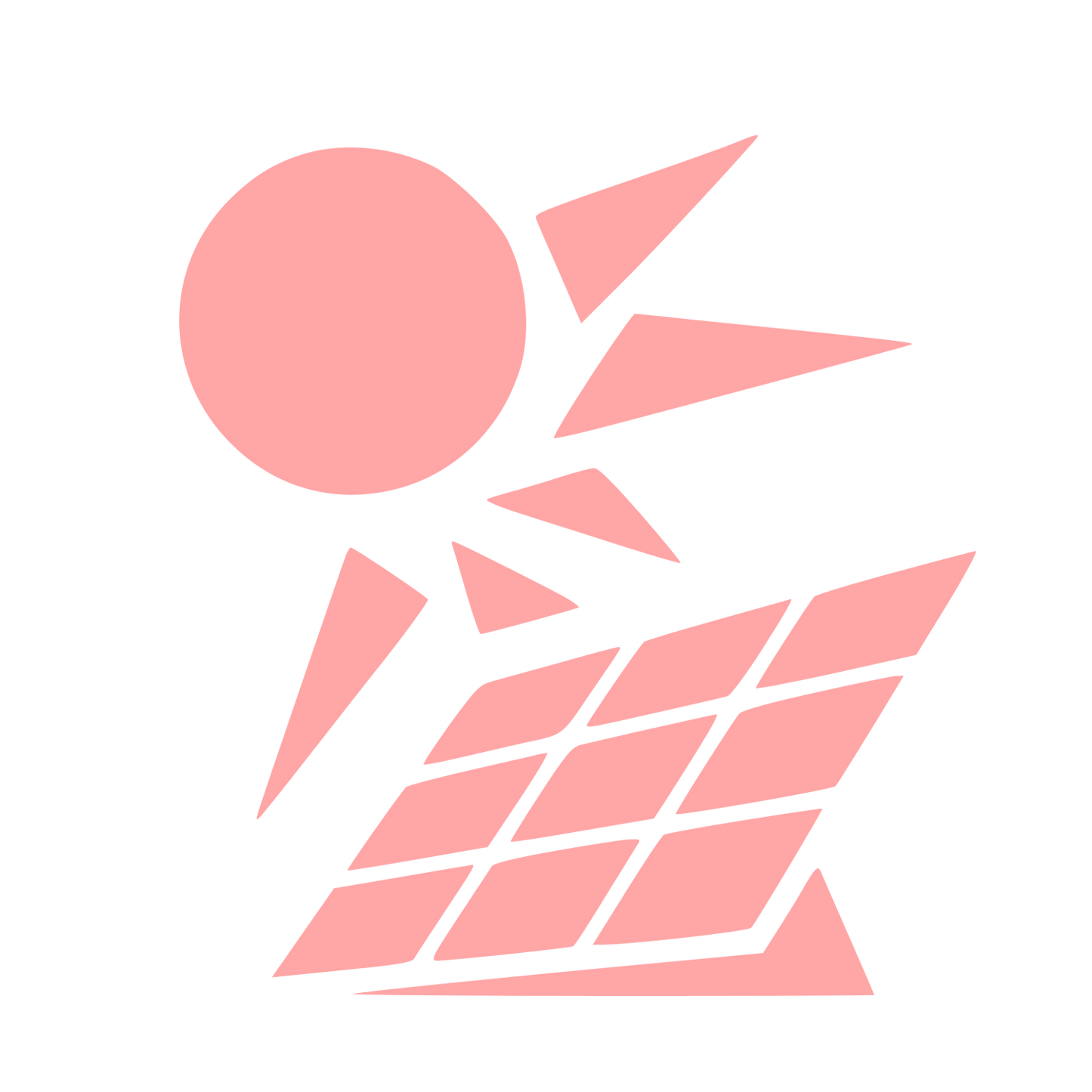 Bauhaus Solar Panel Logo #ffa6a6
