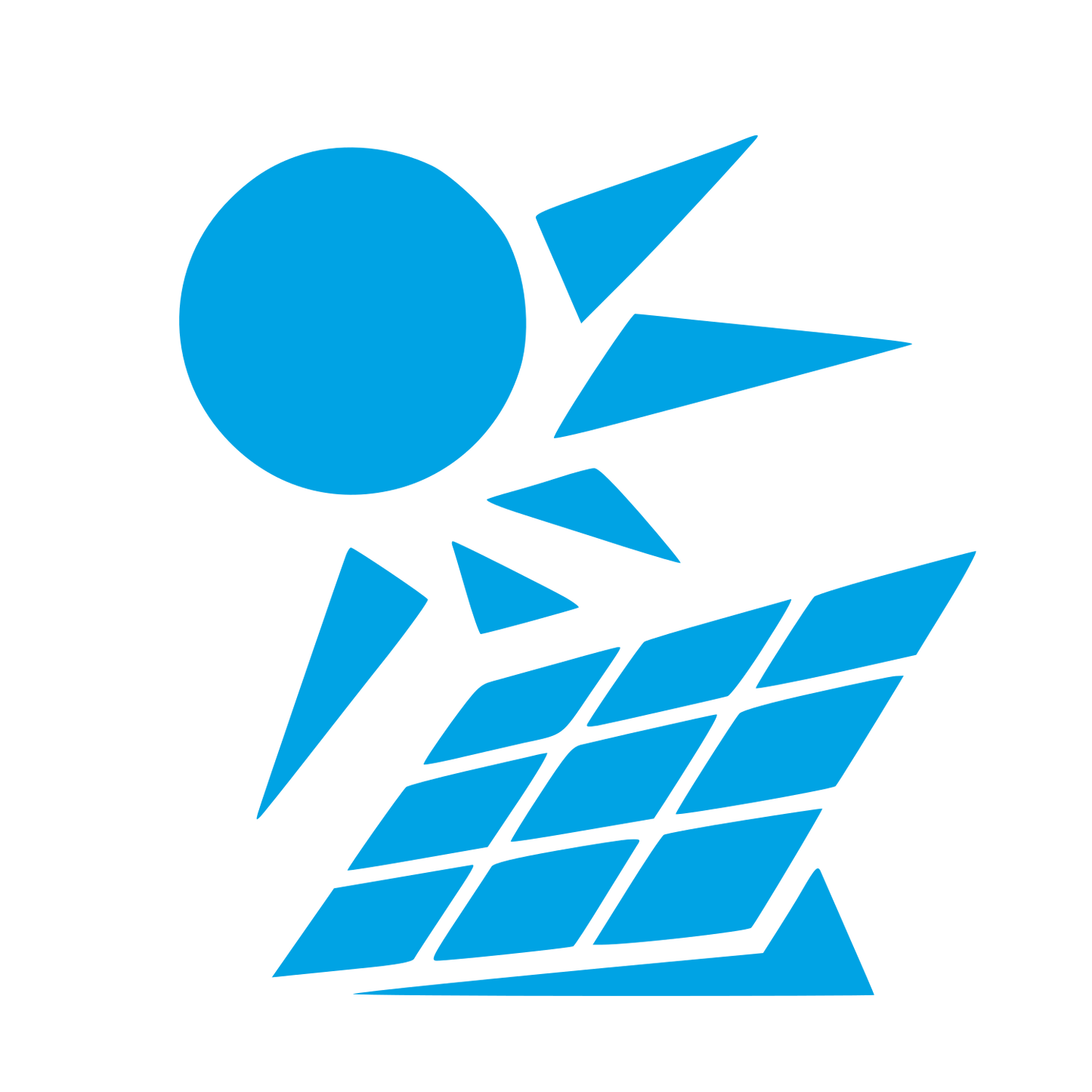 Bauhaus Solar Panel Logo #00a3e4