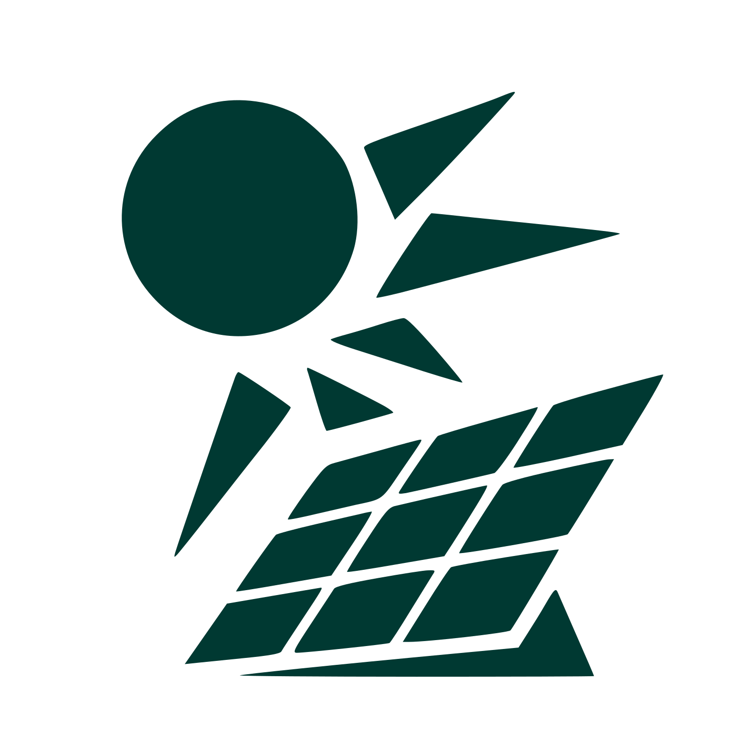 Bauhaus Solar Panel Logo #003932