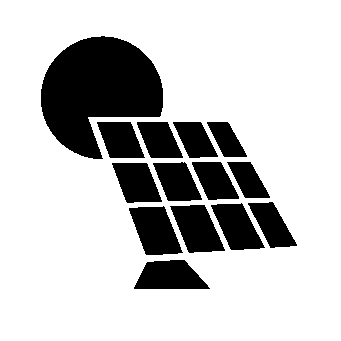 Solar Panel Sun Logo