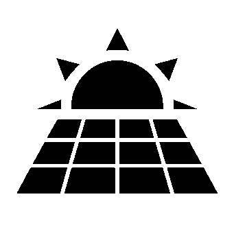 Solar Panel Sun Logo
