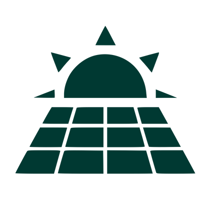 Solar Panel Sun Logo #003932