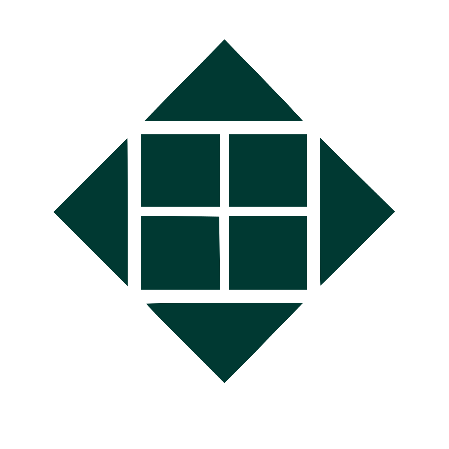Bauhaus Solar Panel Logo #003932