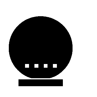Smart Speaker Brutalist Logo
