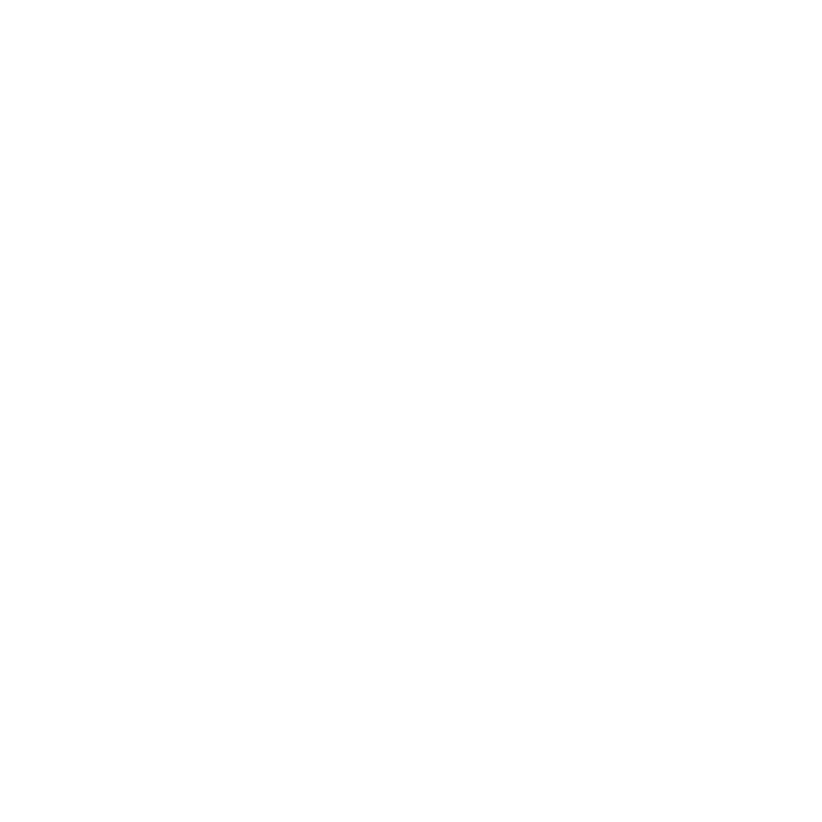 Smart Speaker Brutalist Logo #ffffff