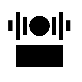 Smart Speaker Brutalist Logo