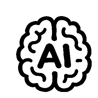 AI Brain Outline Logo