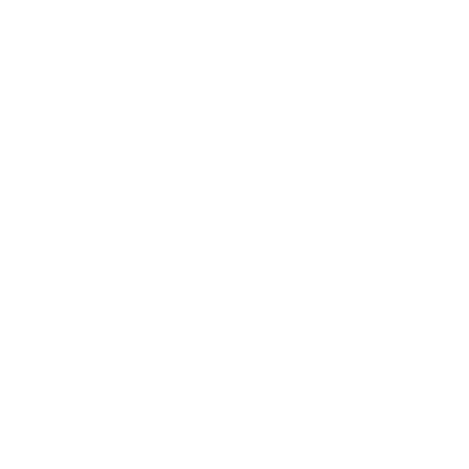 AI Brain Outline Logo #ffffff