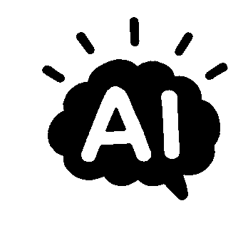 Hand-Drawn AI Brain Logo