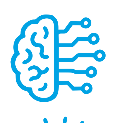 AI Brain Circuit Logo #00a3e4