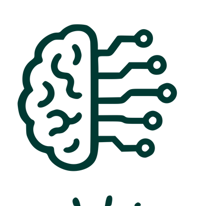 AI Brain Circuit Logo #003932