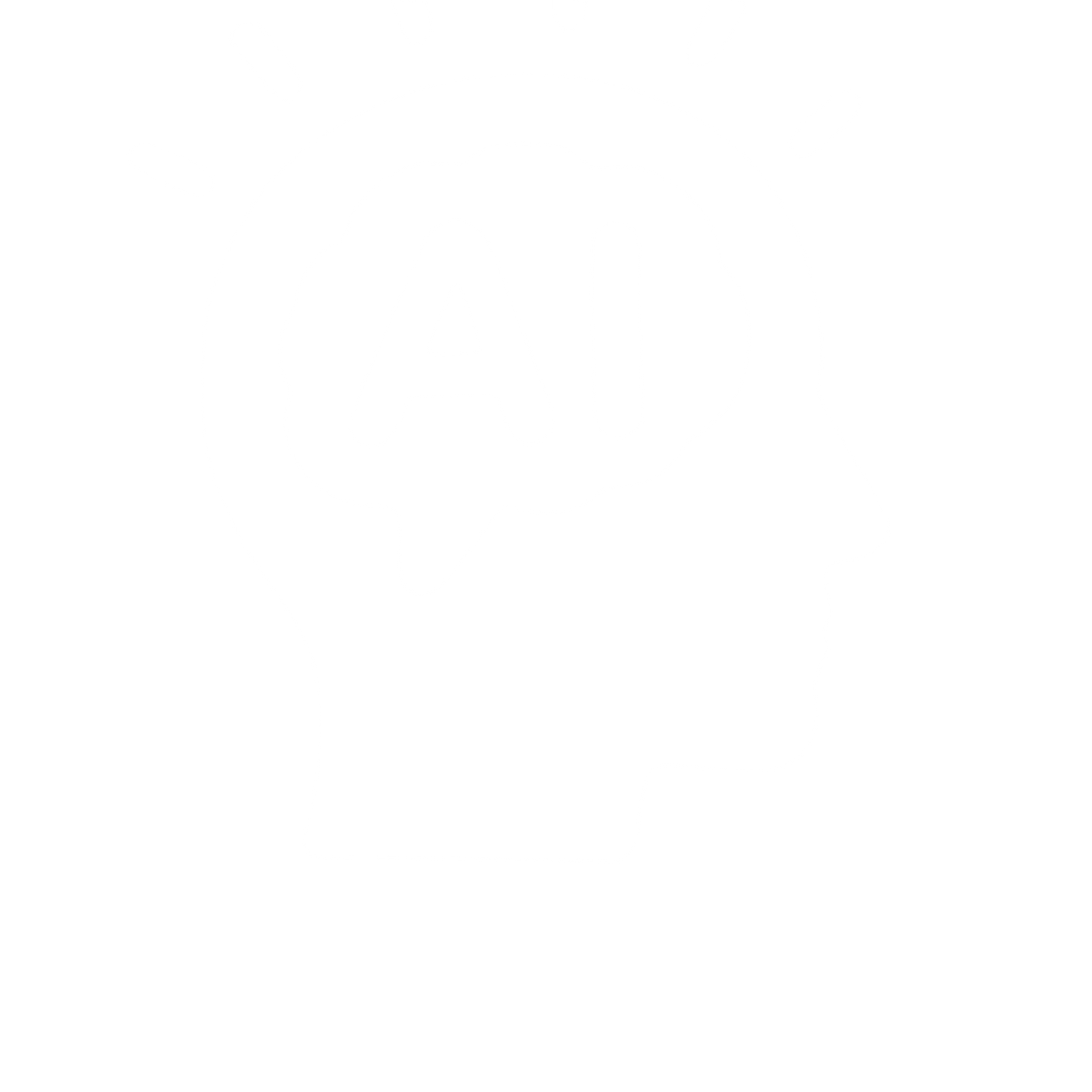 AI Brain Head Logo #ffffff