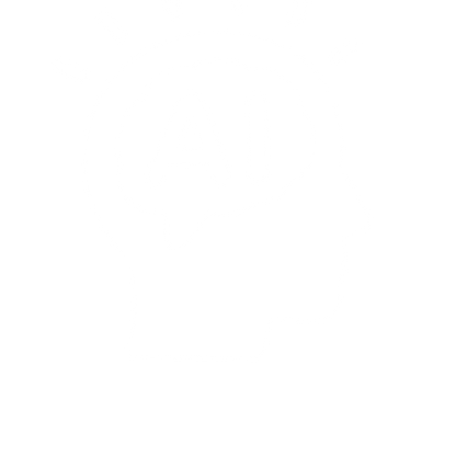 AI Brain Head Logo #ffffff