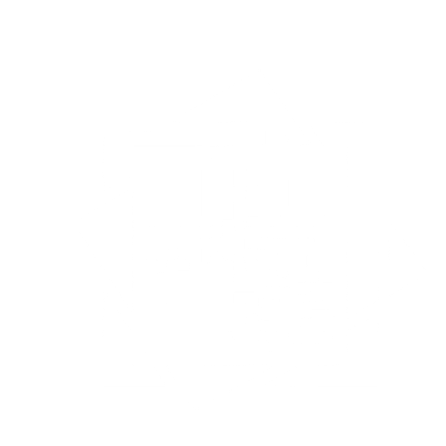 Layered Overlap QR Code Logo #ffffff