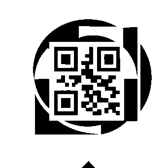 QR Code Circle Logo