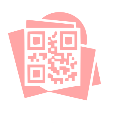 Layered QR Code Logo #ffa6a6