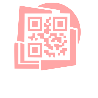 Layered QR Code Logo #ffa6a6