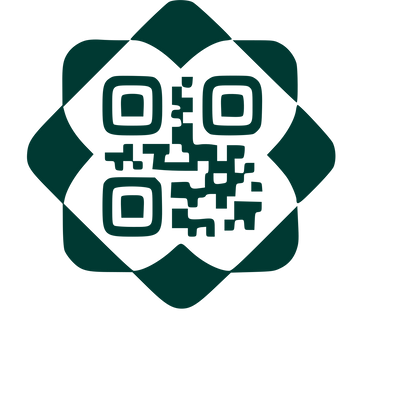QR Code Emblem Logo #003932