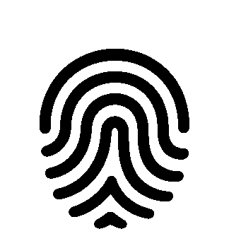Fingerprint Monoline Logo