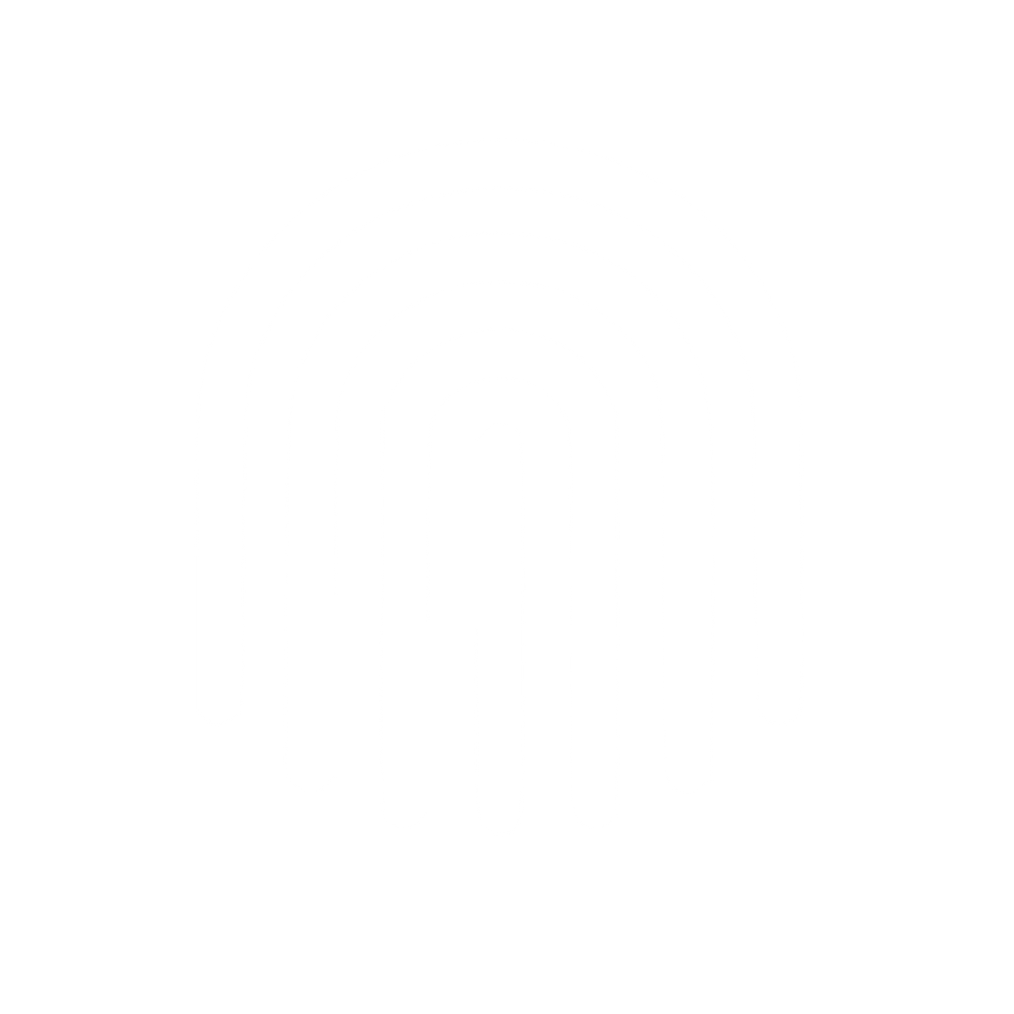 Fingerprint Arch Logo #ffffff