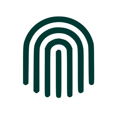Fingerprint Arch Logo #003932