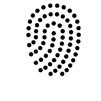 Dotted Fingerprint Logo