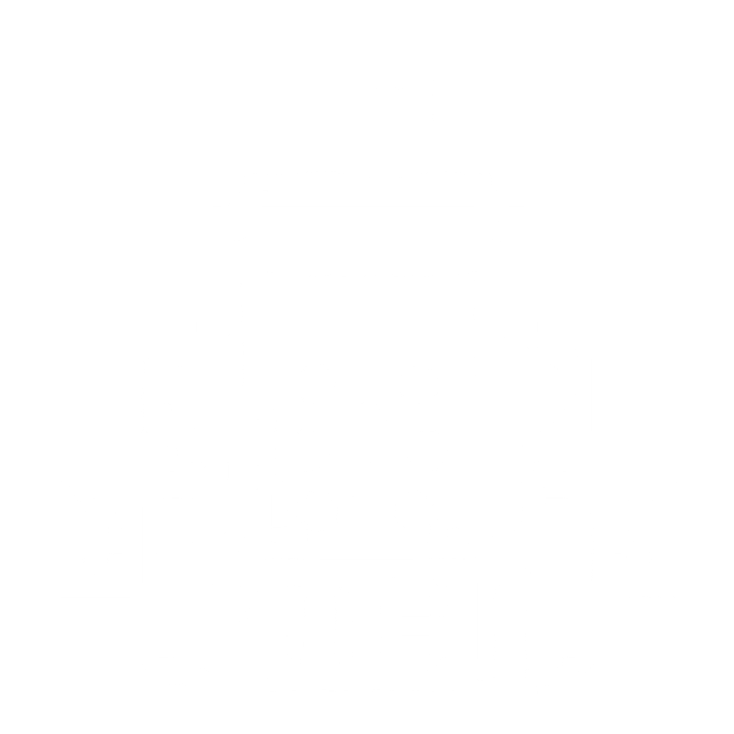Pixel Boba Tea Logo #ffffff