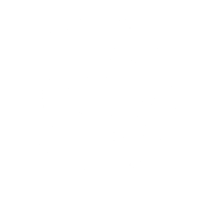 Pixel Bubble Tea Badge Logo #ffffff