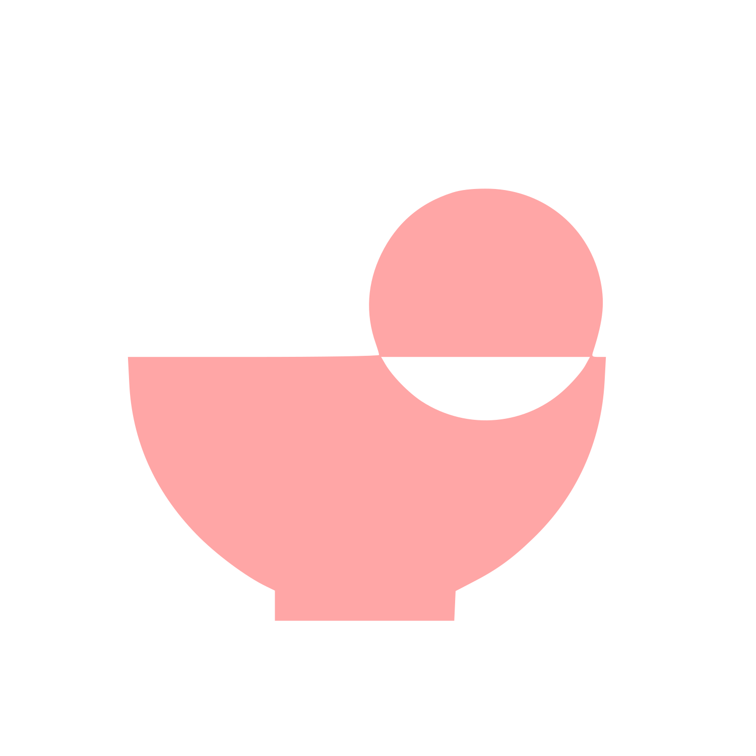 Matcha Bowl Egg Logo #ffa6a6